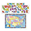 U.S. Map Reusable Sticker Tote Image 1