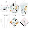 Ultimate Cat Party Tableware Kit for 8 Guests Image 1