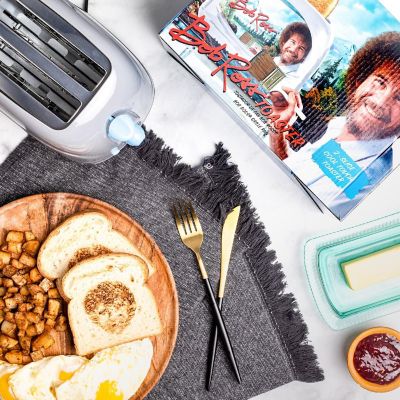 Uncanny Brands Bob Ross Toaster - Toasts Bob's Iconic Face onto Your Toast Image 2