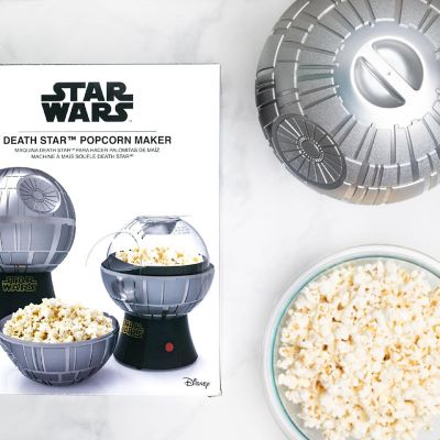 Uncanny Brands Star Wars Death Star Popcorn Maker - Hot Air Style with Removable Bowl Image 3
