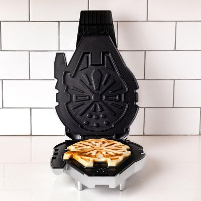 Uncanny Brands Star Wars Deluxe Millennium Falcon Waffle Maker - Most Legendary Ship In The Galaxy Image 2