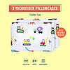 Under Construction Microfiber Pillowcases - Toddler (2 pk) Image 1