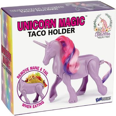 Unicorn Magic Sculpted Taco & Snack Holder Image 1