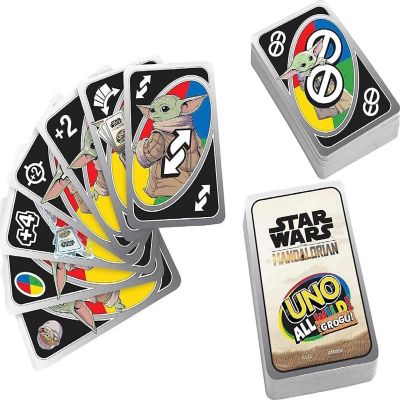 UNO The Mandalorian All Wild Grogu Card Game for Kids & Adults Star Wars Image 1