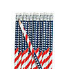 USA Flag Pencils - 24 Pc. Image 1