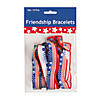 "USA" Woven Friendship Bracelets - 12 Pc. Image 1