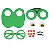 Valentine Alligator Glasses Craft Kit - Makes 12 Image 1