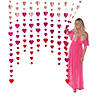 Valentine Hanging Hearts Curtain Backdrop Image 1