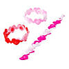 Valentine Heart Lotsa Pops Popping Toy Bracelets - 48 Pc. Image 1