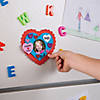 Valentine Picture Frame Magnet Craft KIt - Makes 12 Image 1