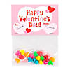 Valentine&#8217;s Day Exchange Beaded Bracelet Craft Kit - Makes 24 Image 1