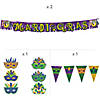 Value Mardi Gras Decorating Kit - 9 Pc. Image 1