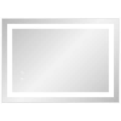 Venetio 28 in. W x 20 in. H Rectangle Frameless Anti-Fog LED Wall Bathroom Vanity Mirror Image 1