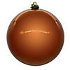 Vickerman 10" Copper Pearl UV Drilled Ball Ornament, 1 per bag. Image 1