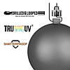 Vickerman 10" Dark Teal Pearl UV Drilled Ball Ornament, 1 per bag. Image 1