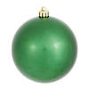 Vickerman 10" Green Candy Ball Ornament Image 1