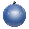 Vickerman 10" Periwinkle Pearl UV Drilled Ball Ornament, 1 per bag. Image 1