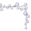 Vickerman 10' Silver Pearl Branch Ball Wire Garland. Image 2