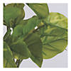 Vickerman 12" Artificial Green Pothos Leaf Bush - 3/pk Image 1