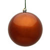 Vickerman 12" Copper Candy Ball Ornament Image 1