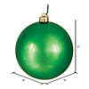 Vickerman 12" Green Shiny Ball Ornament Image 1