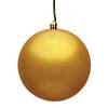 Vickerman 12" Honey Gold Candy Ball Ornament Image 1