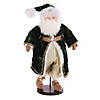 Vickerman 19" Silent Night Collection Santa Doll with Stand Christmas Figurine Image 1