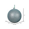 Vickerman 2.4" Silver Glitter Ball Ornament, 24 per Bag Image 1