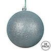 Vickerman 2.4" Silver Glitter Ball Ornament, 24 per Bag Image 2