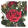 Vickerman 21" Artificial Red Rose Plant in Pot Image 1