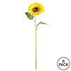 Vickerman 23" Artificial Yellow Sunflower Stem, 6 per Bag Image 2