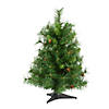 Vickerman 24" Cheyenne Pine Artificial Christmas Tree, Unlit Image 1
