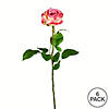 Vickerman 26" Artificial Light Pink Rose Stem, 6 per Bag Image 2