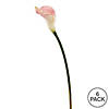 Vickerman 26'' Artificial Pink Calla Lily Stem, 6 per Bag Image 2
