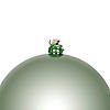 Vickerman 3" Frosty Mint Shiny Ball Ornament, 12 per Bag Image 3