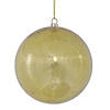 Vickerman 4.75" Gold Shiny Mercury Ball Ornament, 4 per Bag Image 1