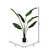 Vickerman 4' Artificial Potted Travellers Palm Tree Image 2