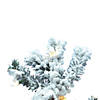 Vickerman 5' Flocked Spruce Christmas Tree with Warm White LED Lights Image 1