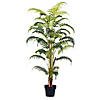 Vickerman 59" Artificial Potted Fern Palm Real Touch Leaves Image 1