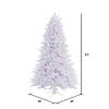 Vickerman 6.5' Crystal White Pine Artificial Christmas Tree, Multi-Colored LED Lights Image 3