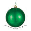 Vickerman 6" Emerald Shiny Ball Ornament, 4 per Bag Image 2
