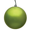 Vickerman 6" Lime Candy Ball Ornament, 4 per Bag Image 1