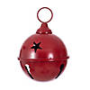 Vickerman 6" Red Iron Bell Ornament. Image 1