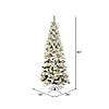 Vickerman 7.5' Flocked Pacific Christmas Tree with Warm White LED Lights Image 2