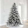 Vickerman 7.5' Flocked Utica Fir Christmas Tree - Unlit Image 3