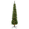 Vickerman 8.5' Durham Pole Pine Artificial Christmas Tree, Warm White LED Dura-lit Lights Image 1