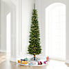 Vickerman 8.5' Durham Pole Pine Artificial Christmas Tree, Warm White LED Dura-lit Lights Image 1