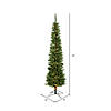 Vickerman 8.5' Durham Pole Pine Artificial Christmas Tree, Warm White LED Dura-lit Lights Image 3