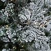 Vickerman 8.5' Flocked Sierra Fir Artificial Christmas Tree, Warm White LED Dura-Lit lights Image 4
