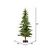 Vickerman 8' Shawnee Fir Artificial Christmas Tree, Warm White LED Dura-lit Lights Image 2